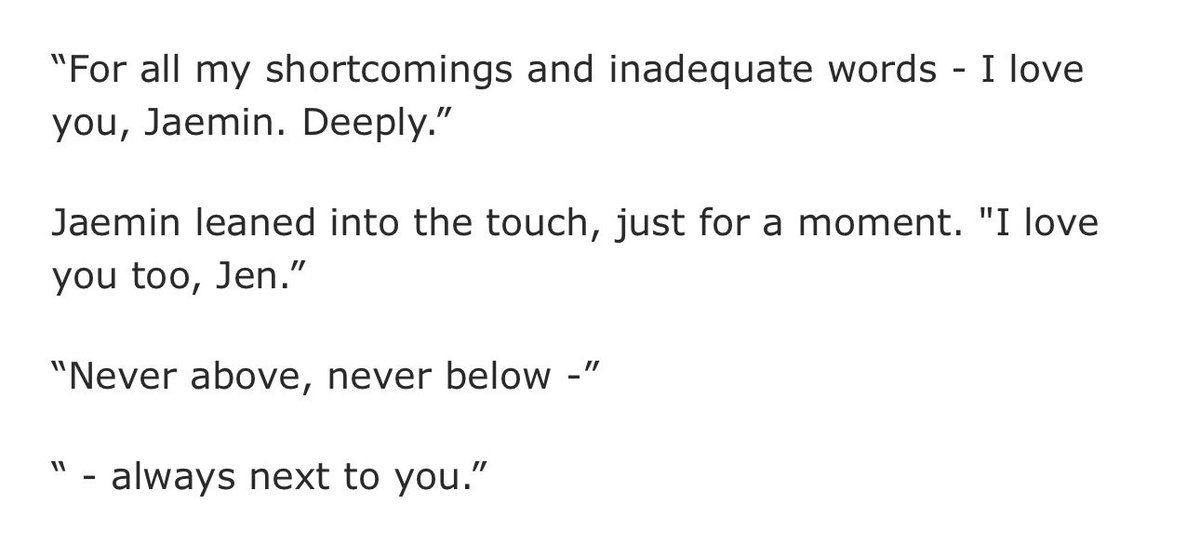 Can we all take a moment to appreciate these intricately woven words for jnjm🥹🥹 i love chap 3 so much huhuhu can’t wait for the final happy ending🥺🩷