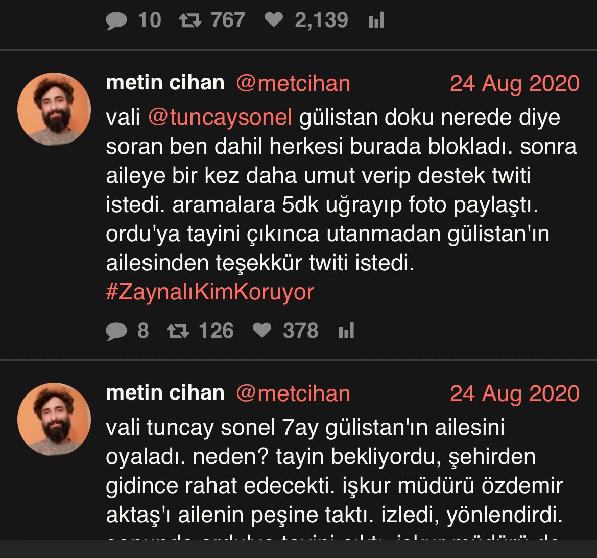 Türkiye tarihinde gazatecilik ve insanlık şerefini temsil edecek nadir kişilerdendir Metin Cihan. Tüm tehdit ve yıldırmalara rağmen doğruluktan asla şaşmadı. Helal olsun.