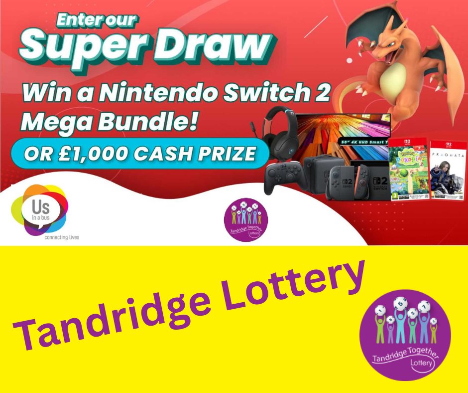 UsInABus's tweet image. Participating in this lottery is an easy way to contribute to our cause. Visit the link to purchase your tickets: 
tandridgelottery.co.uk/support/us-in-…
Good luck!
#InItToWinIt #TandridgeTogether #Tandridgelottery #learningdisability #intensiveinteraction  #disability#PMLD #autism