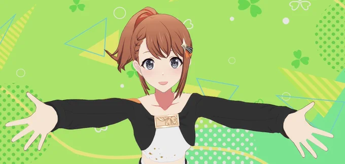 Q.桐谷さんのポニテが実装された事で何が可能とかなるか? A.ポニテ×ポニテでおそろコーデが出来る!!!