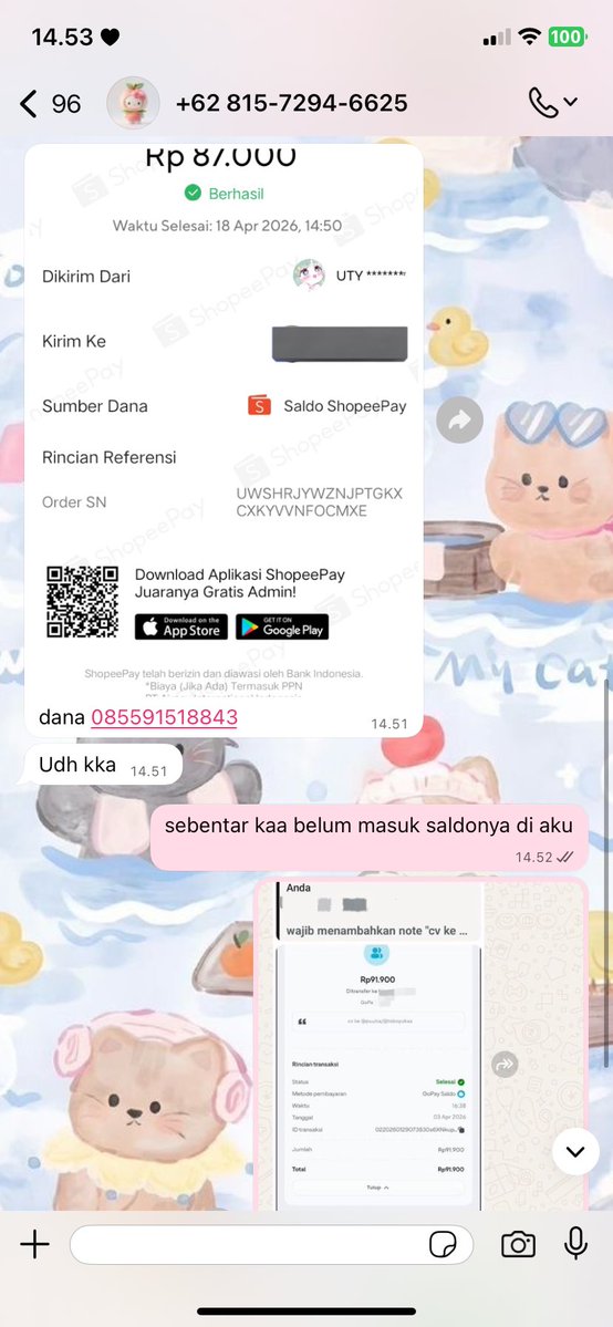 zeia 🍓🐈‍⬛ — fast respon di WA tweet media