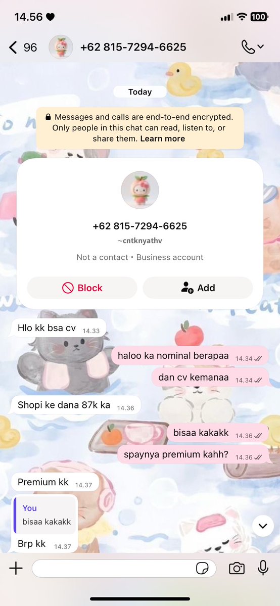 zeia 🍓🐈‍⬛ — fast respon di WA tweet media