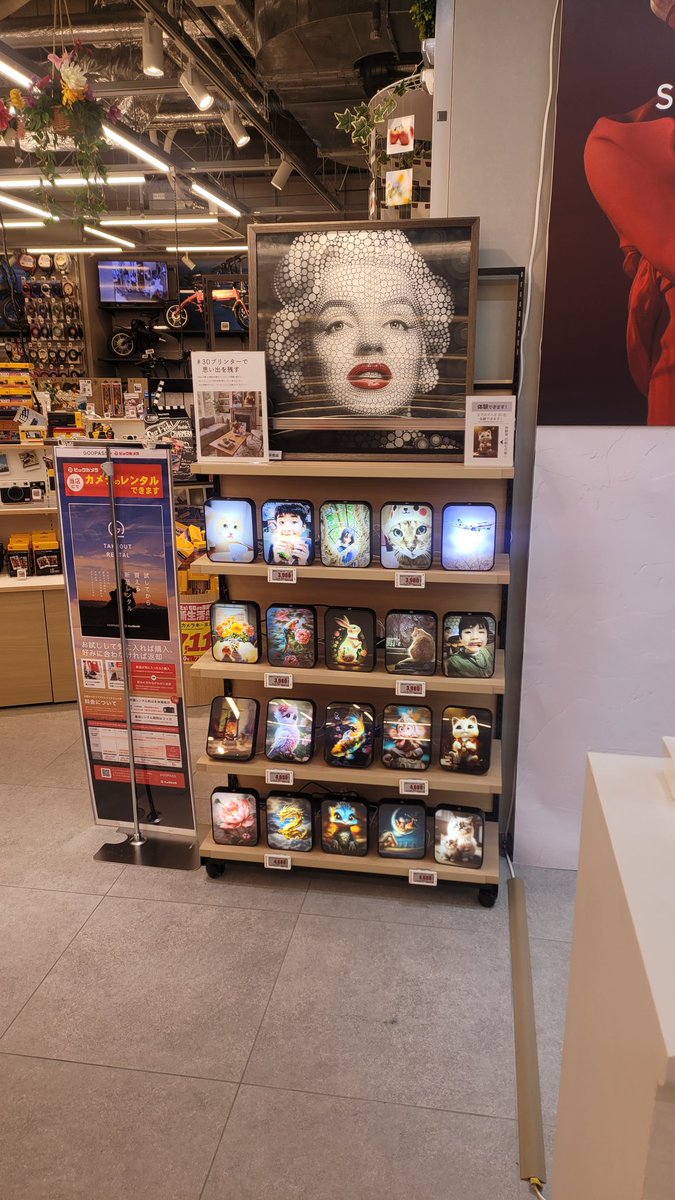3dmag1c's tweet photo. この度、ビックカメラ池袋ITtower店に弊社3Dフォトプリンターを導入しました。
自分の好きな写真をAIで3Dに変換、目の前で3Dフォトフレームとして印刷可能です。 https://t.co/PNp4Zo8jXj