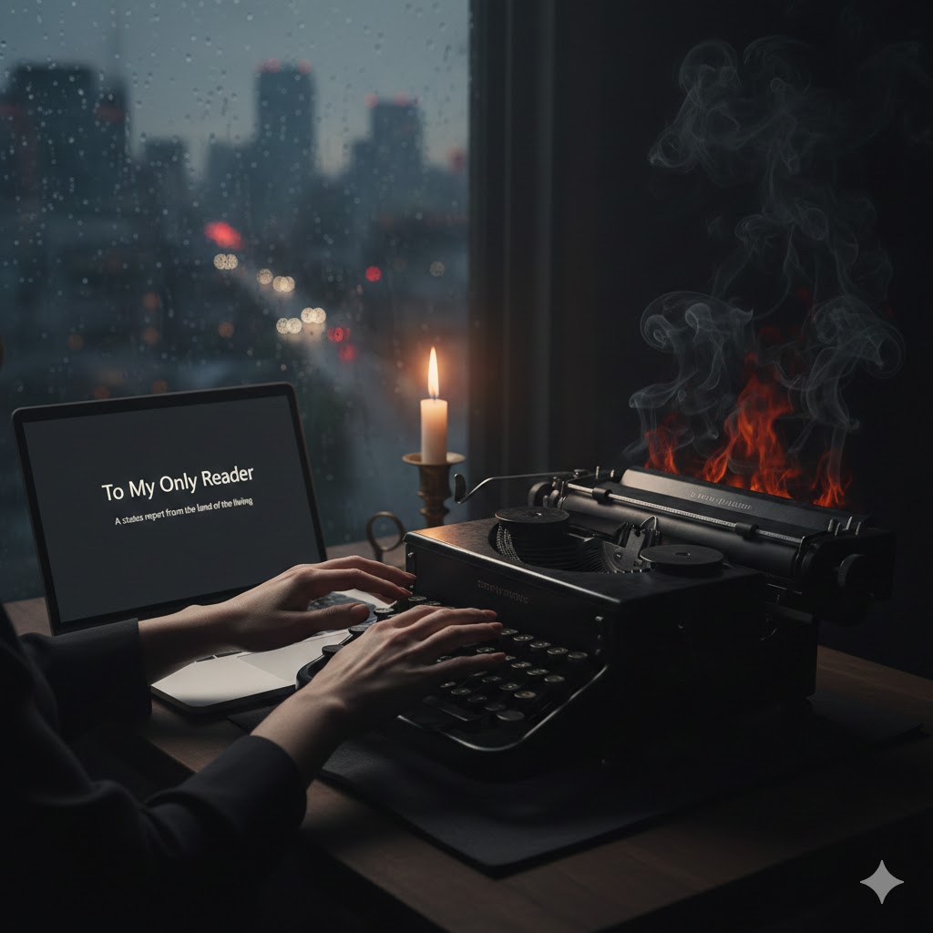 SeaQueenblog's tweet image. I just published "Notes on Mutation: To My Only Reader."
Most writing tries to reach everyone.
I tried the opposite.
I wrote something designed to lose almost all readers —and remain intact for one.
medium.com/p/notes-on-mut… 
#writing #amwriting #translation #medium