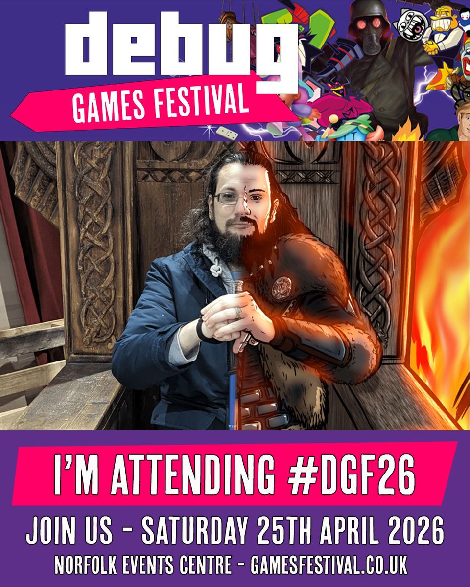 So much for saying that I was going to go to less events this year, I'm off to Debug Games Festival next week!

Really looking forward to this one as Debug always put on a good show and their magazine isn't too bad either 😀

Hope to see some of you there!