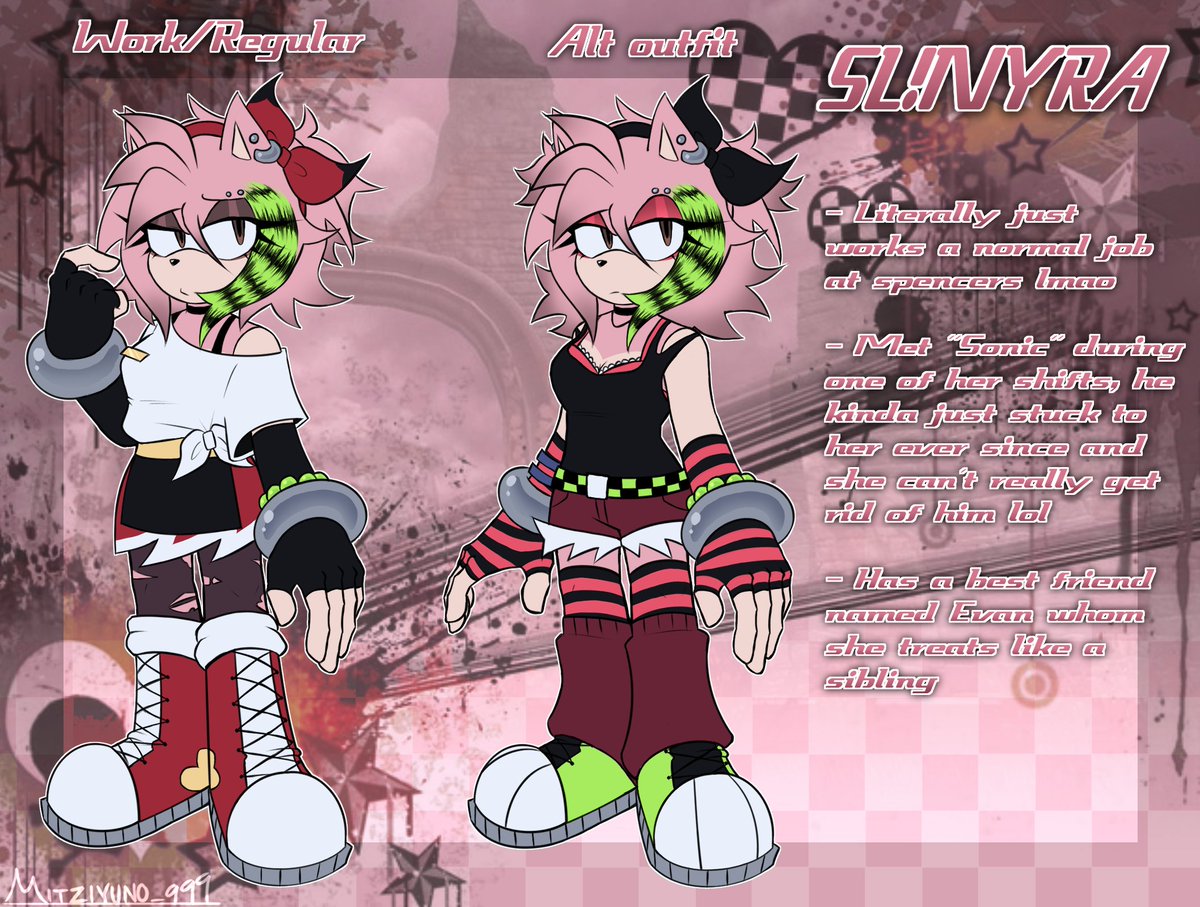 Mitziyuno999's tweet image. Since my art has changed quite a bit, I gave her an update! I'm more happy with how she looks now
#SLEXEverse #execommunity