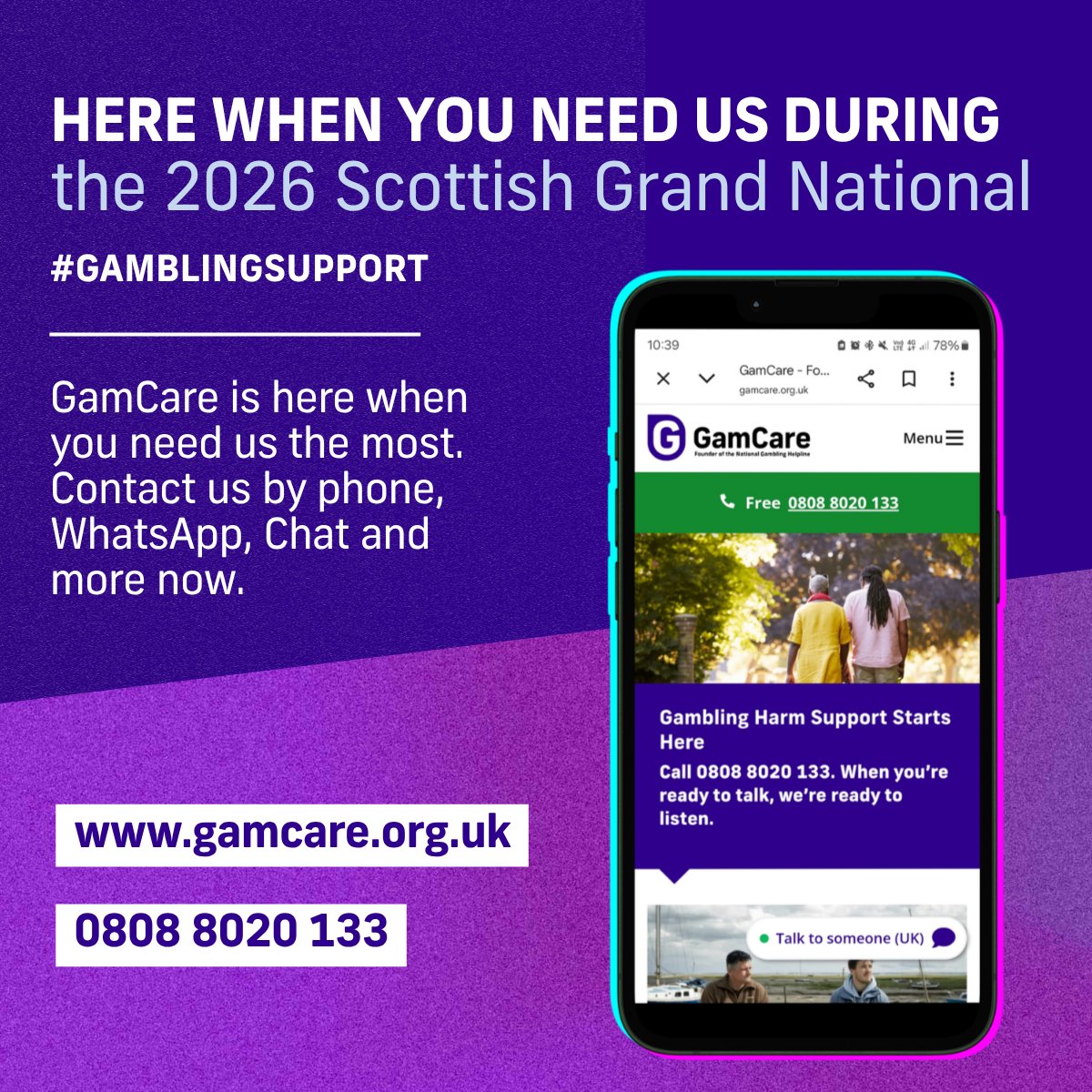 GamCare tweet media