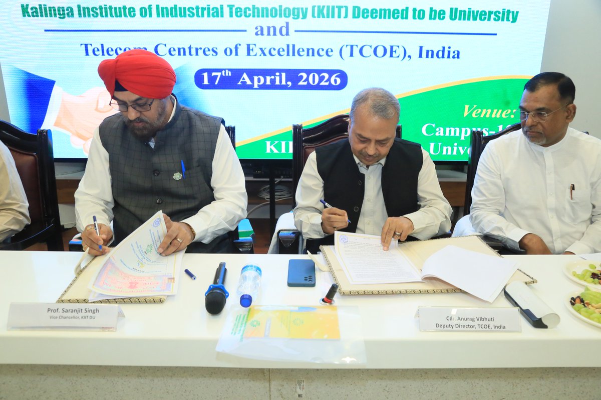 Vice Chancellor- KIIT Deemed to be University tweet media
