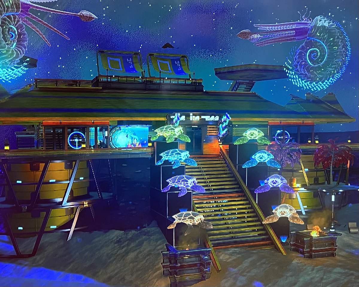 fig894's tweet photo. NO MAN’S SKY PS4

🐢光る亀🐢
やっぱいいね🤩

🏝️リゾート基地によく似合う🏝️

光る亀
何種類いるんだろ🤔
ワンダーが1基地10個までだから
それ以下であってくれ😅 https://t.co/68g0S5b41Y