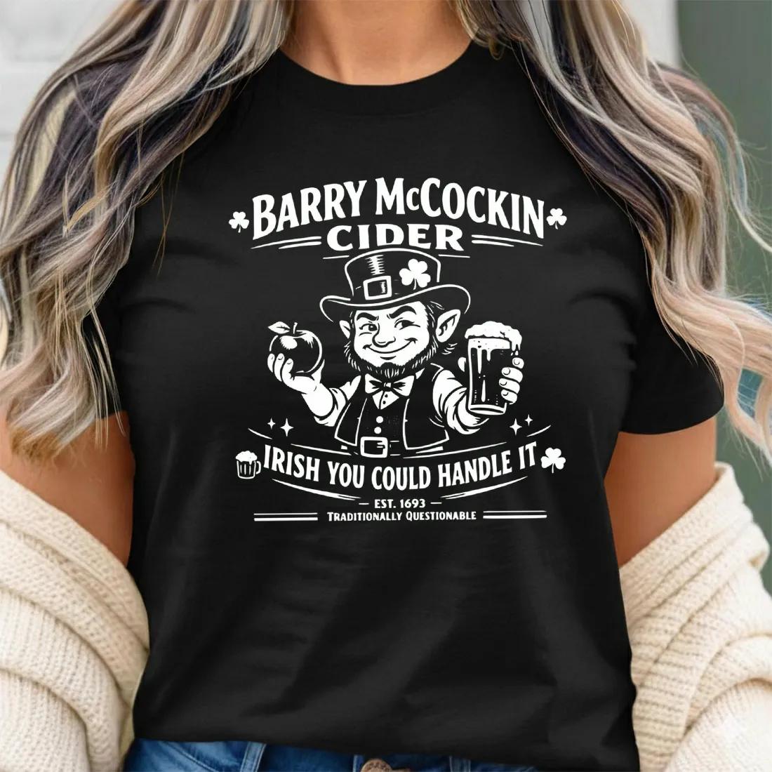 blastteecom's tweet image. Barry McCockin Cider St Patrick’s Day Funny Shirt #BarryMcCockin #StPatricksDay #Funny #Blasttee blasttee.com/product/barry-…