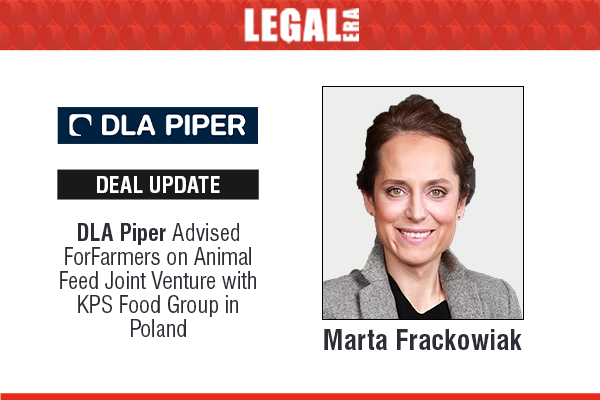 LegalEraGlobal's tweet image. DLA Piper Advised ForFarmers On Animal Feed Joint Venture With KPS Food Group In Poland

Team: Marta Frąckowiak, Michał Bałdowski, Marek Kłeczek

Link: legaleraonline.com/global/deal-st…

 #legalera #legalupdates #dlapiper #forfarmers #kpsfoodgroup #animalfeed #jointventure #dealstreet