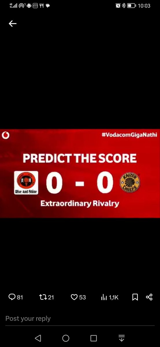 LordyMathias's tweet photo. @KaizerChiefs @Vodacom #VodacomeGiganathi https://t.co/rnCWj65x3z