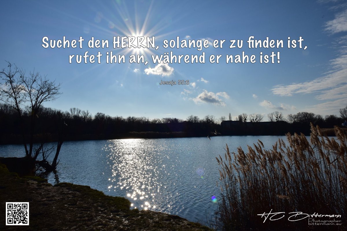 hcbit's tweet image. 👉🏼 Dies ist der Tag, den der #Herr gemacht hat; wir wollen uns freuen und fröhlich sein in ihm! 👈🏼
(#Psalm 118:24)

Ich wünsche ALLEN einen gesegneten Tag. 
Kommt mit #Gott, gut und gesund, durch diesen Tag!

Heute mit: Jesaja 55:6

#botschafterdesherrn #bibelvers