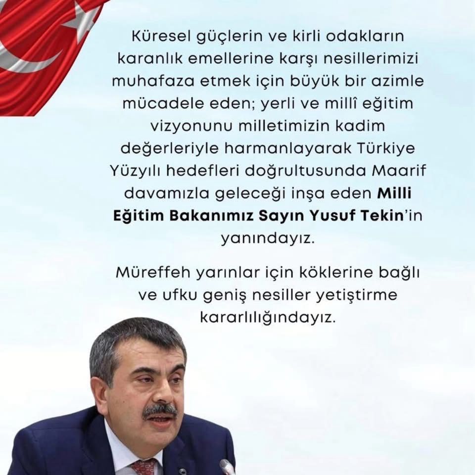 emrecay55's tweet photo. Sayın Bakanımızın mefkûresine ve samimi gayretlerine şahidiz. Kendileriyle bu yolda mücadele ve gayret etmekten her daim onur duyduğumuzu ifade etmek isterim. https://t.co/ndiTeXwfrZ