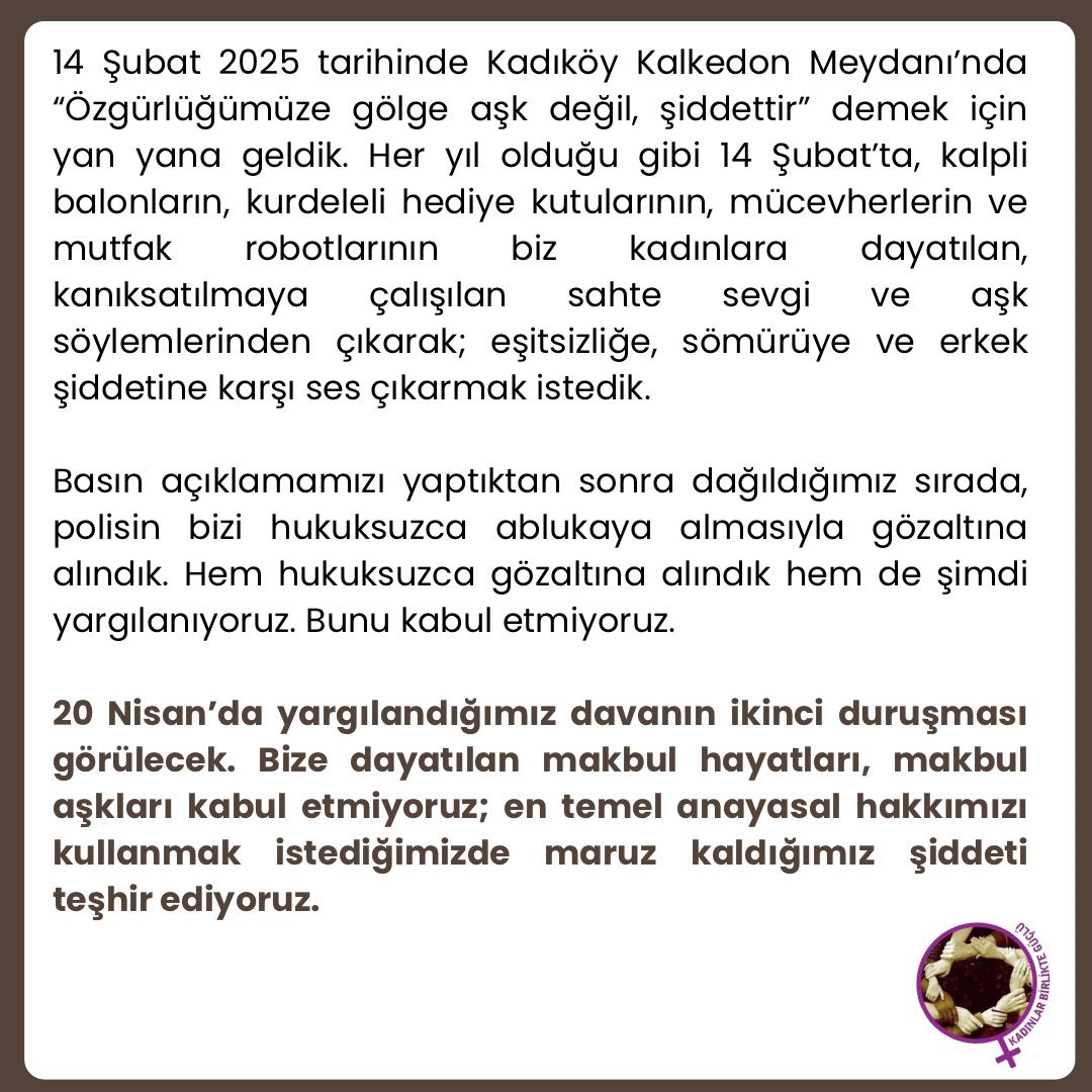 Kadınlar Birlikte Güçlü tweet media