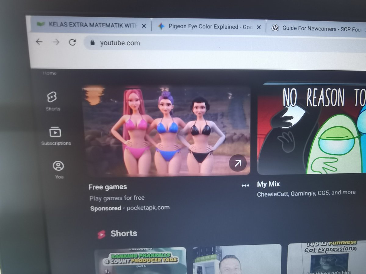 N0NameTuber's tweet photo. What the fuck @YouTube?! https://t.co/VK4KGUbCPx