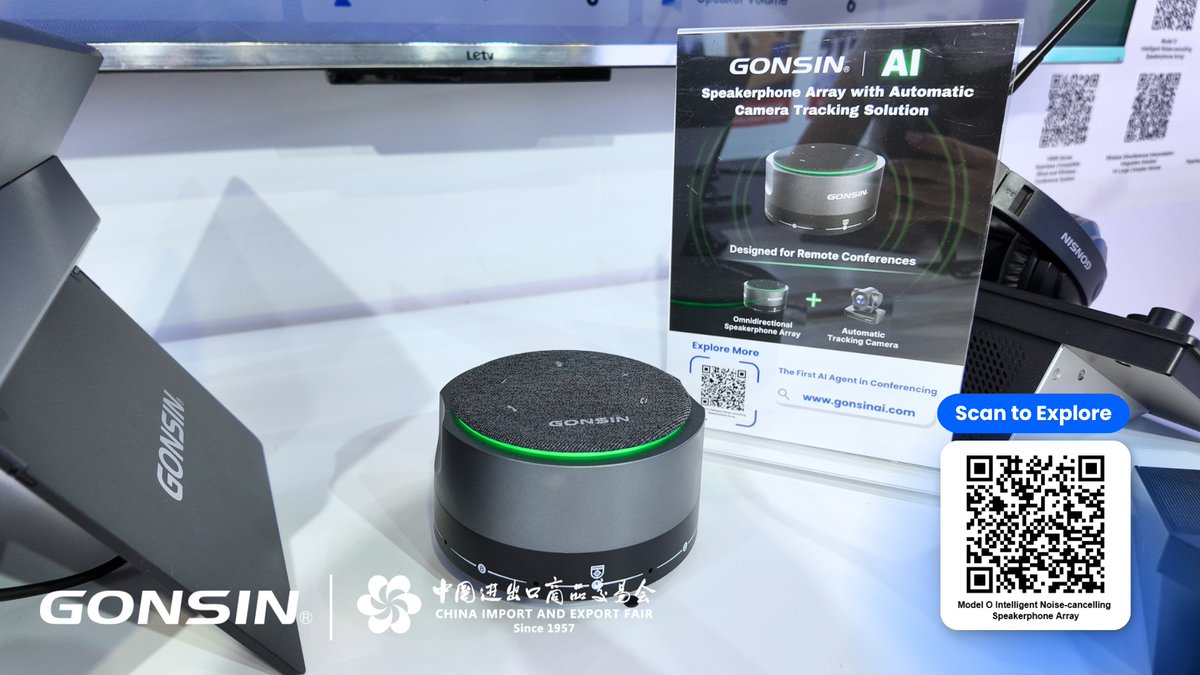 GONSIN2003's tweet image. Only 2 Days Left at the 139th Canton Fair — Don’t Miss GONSIN ⏳

📲 Scan the QR code Below to explore solutions and connect with us instantly.

#AudioVisual #ProAV #IntegratedSystems #AVIntegration #conferencesystem #avsolutions #cantonfair
