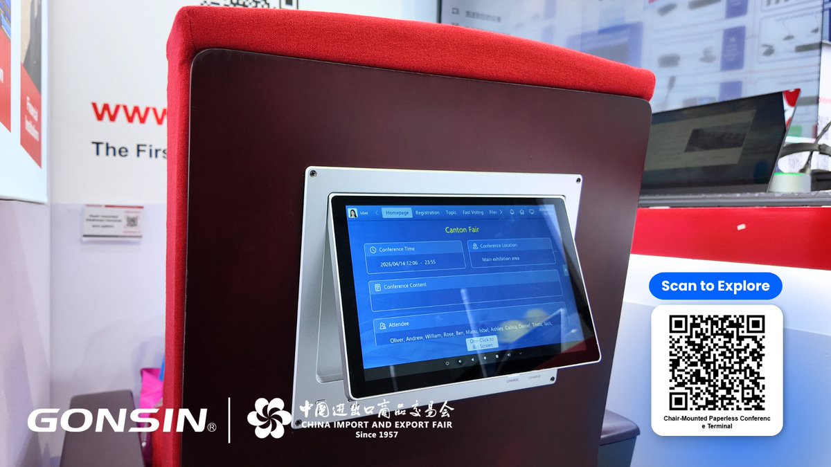 GONSIN2003's tweet image. Only 2 Days Left at the 139th Canton Fair — Don’t Miss GONSIN ⏳

📲 Scan the QR code Below to explore solutions and connect with us instantly.

#AudioVisual #ProAV #IntegratedSystems #AVIntegration #conferencesystem #avsolutions #cantonfair