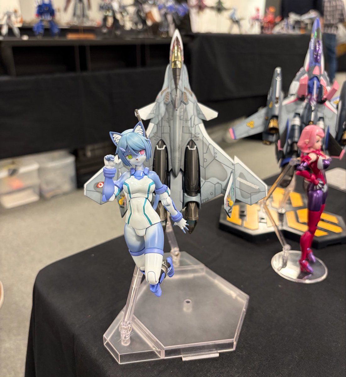 流行りのケモ？的なの。好み❤️

#時空系模型展示会
#アニプラ