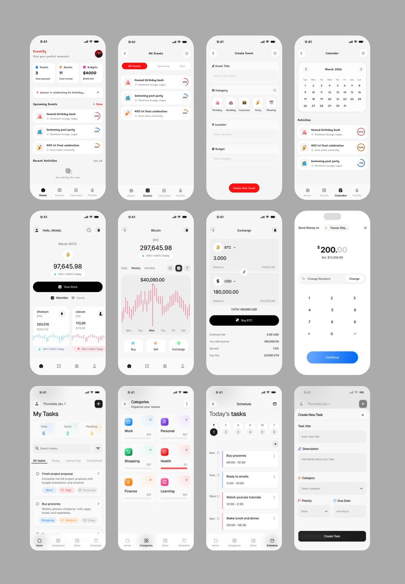 All from my laptop!

I love to design mobile apps
