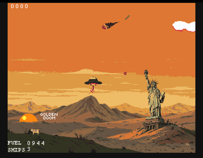 RemanenceGames's tweet photo. Who at #screenshotsaturday can guess the references?
https://t.co/UahD7CYuv9
#indiedev #indiegamedev #amiga #tangozero #retrogames https://t.co/zbiT82LXHR