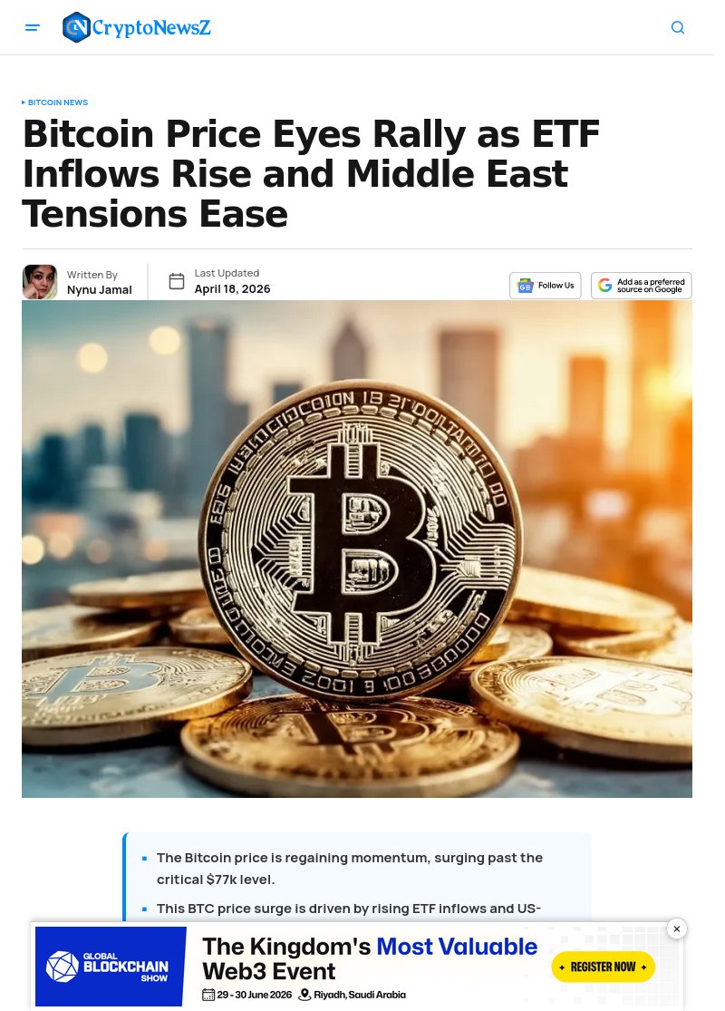 rayan_bibiloni's tweet image. BREAKING NEWS :  Bitcoin price may hit $80k as ETF inflows rise, easing war fears. cryptoeco.net/tw/a7bc.html  #BitcoinPrice #ETF #WarFears