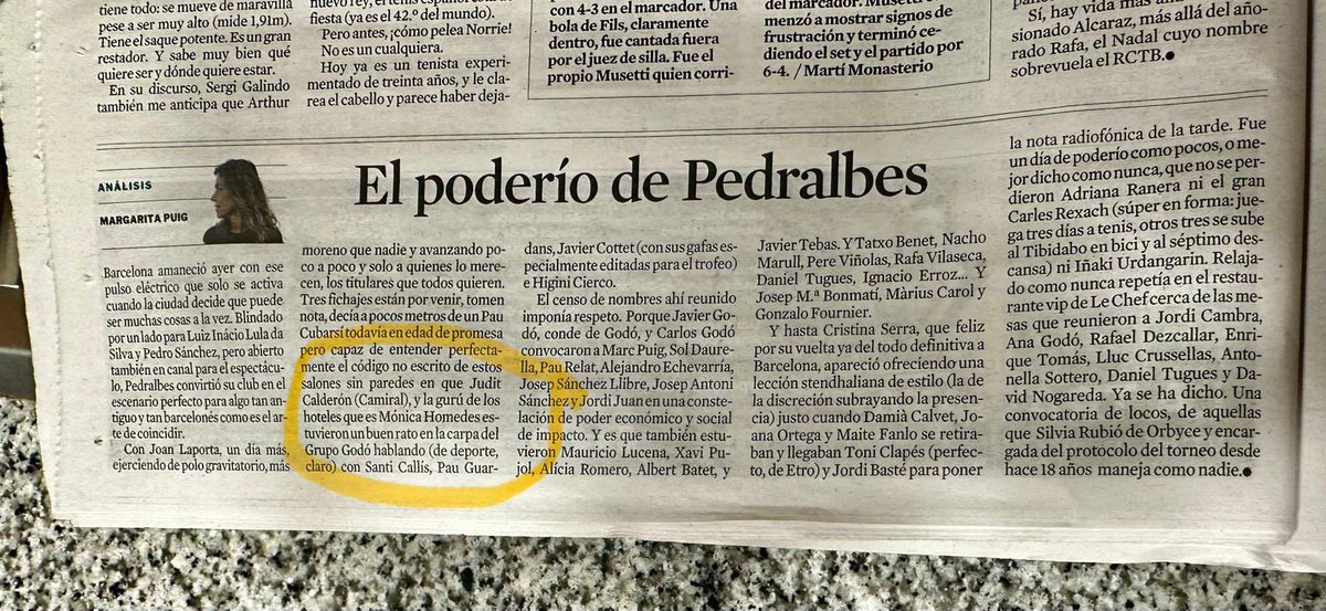 MHomedes's tweet photo. 🤦‍♀️😝.. no tanto como Gurú como dice en La Vanguardia pero algo si dé de hoteles … https://t.co/6iAjY08B0a