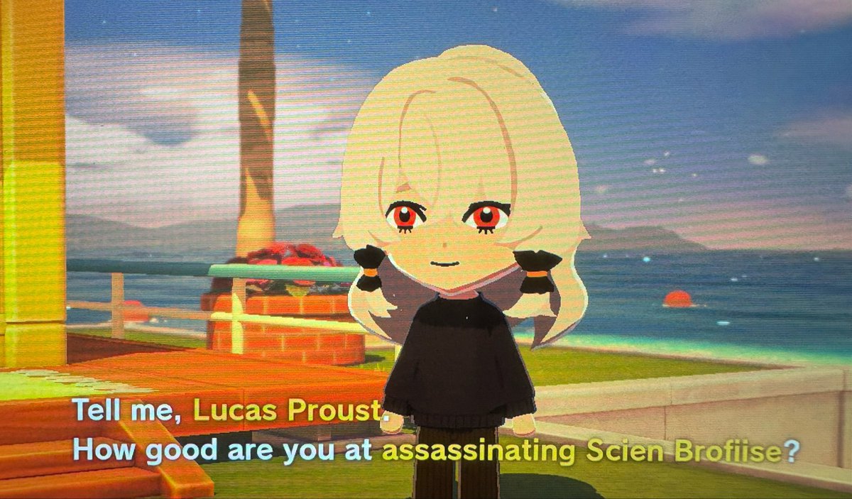 Ankou and Lucas bonding ❤️❤️❤️