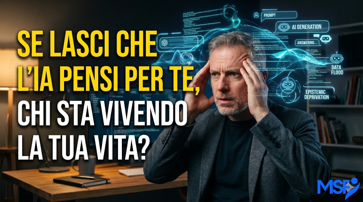 OneSperti's tweet photo. Stai usando l'IA...o è lei che sta usando te? 

Fai parte del Team Alfa o del Team Beta?
E nell'onlife fai parte sicuramente di uno dei due.

Oggi la skill più importante è profondamente umana.

📺👉https://t.co/tcpJFDiOzp

#IA #Mindset #PensieroCritico https://t.co/J55pSXMJuD