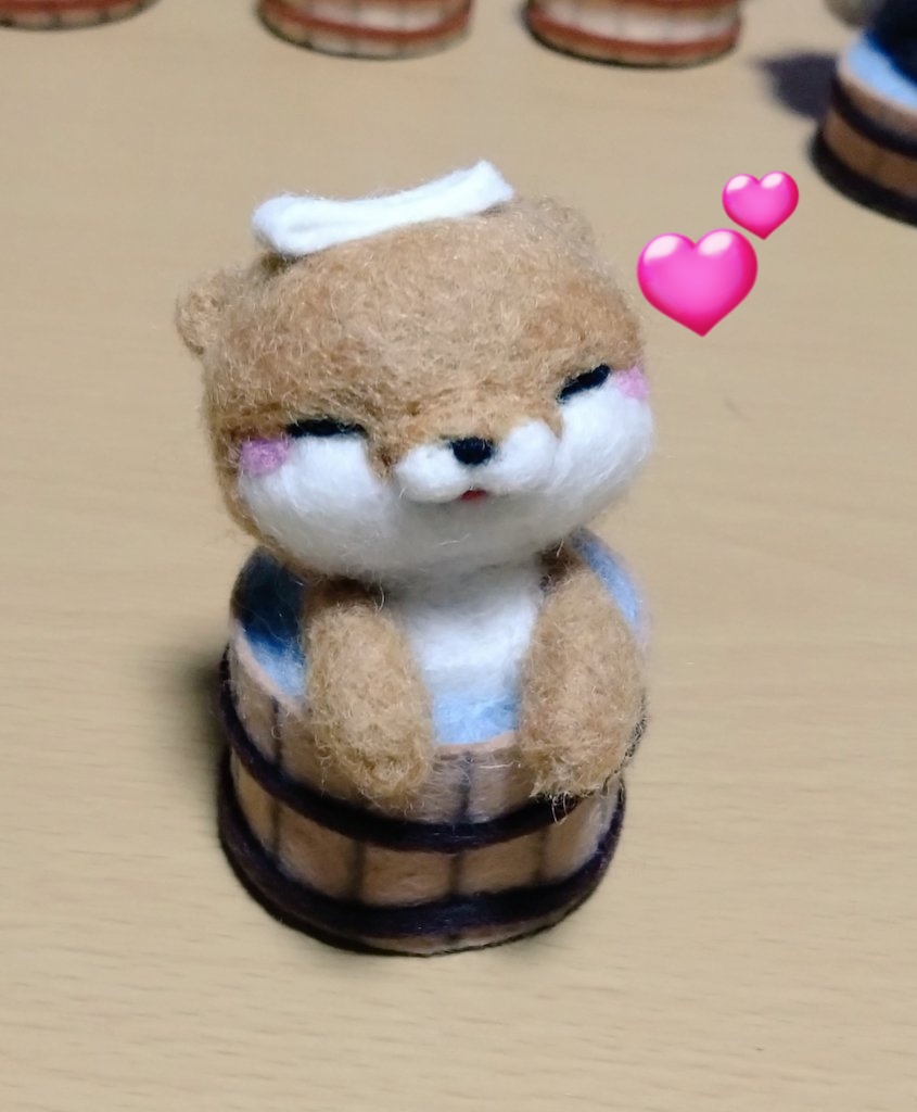 カワウソくん 羊毛フェルト 大きめ 【公式通販】