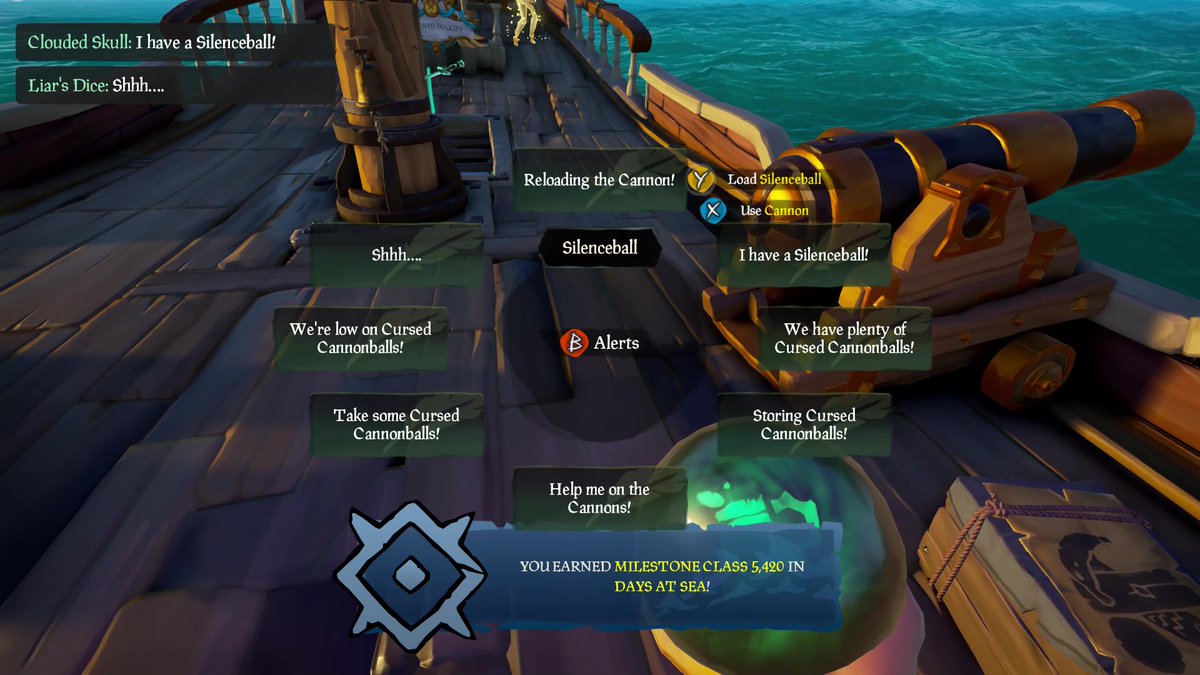 Silence ball????? #SOT #SeaOfThieves