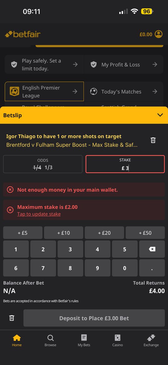 bradr05's tweet photo. Really good value @Betfair 
I look forward to placing my maximum stake on this selection. https://t.co/a5AyB7uJFw