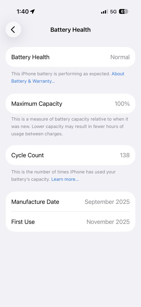 Omtrapasiya's tweet photo. @beebomco Max 80% Charging. Not going below 20% . iPhone 17 Pro https://t.co/LIpVjutW1t