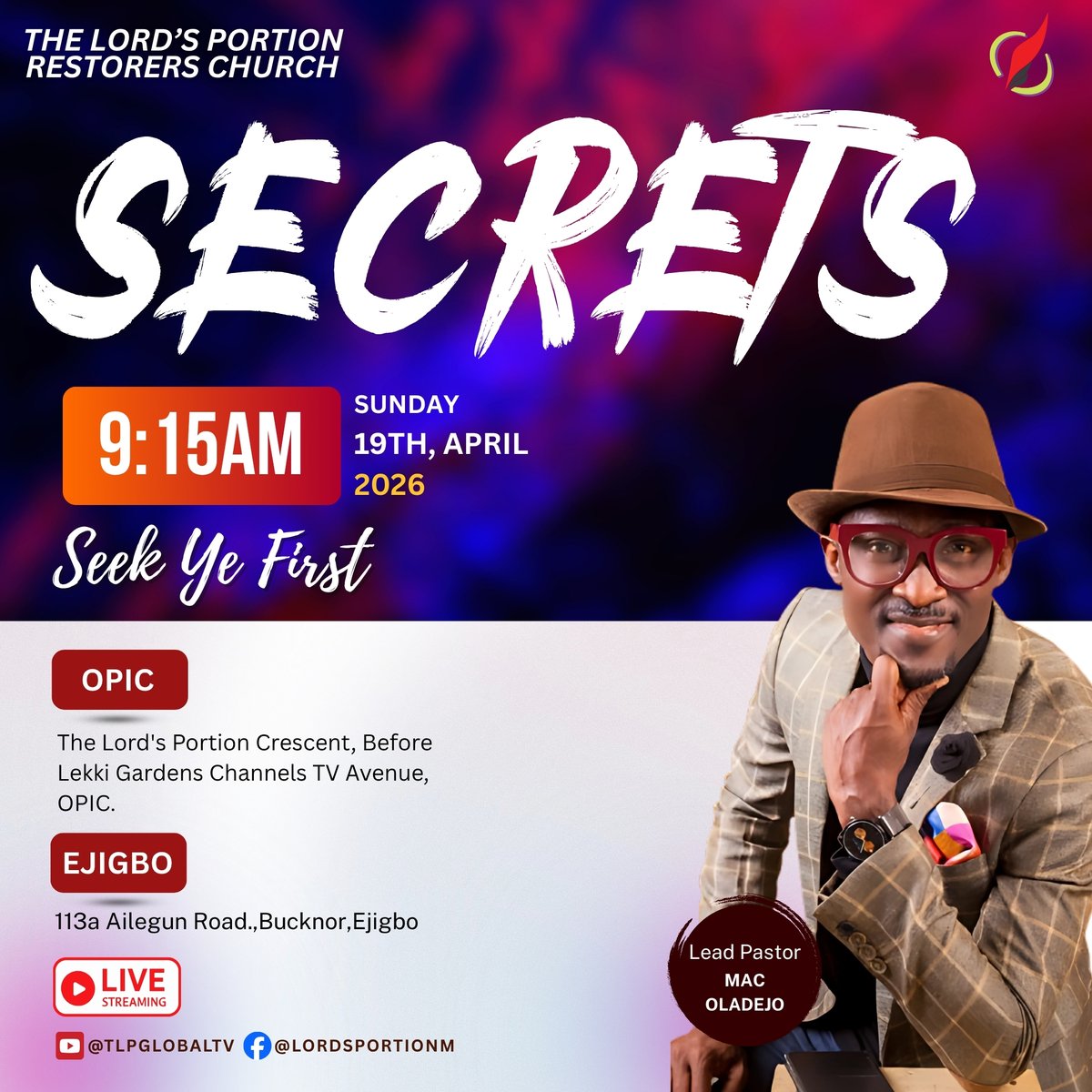 The Lords Portion Church tweet media