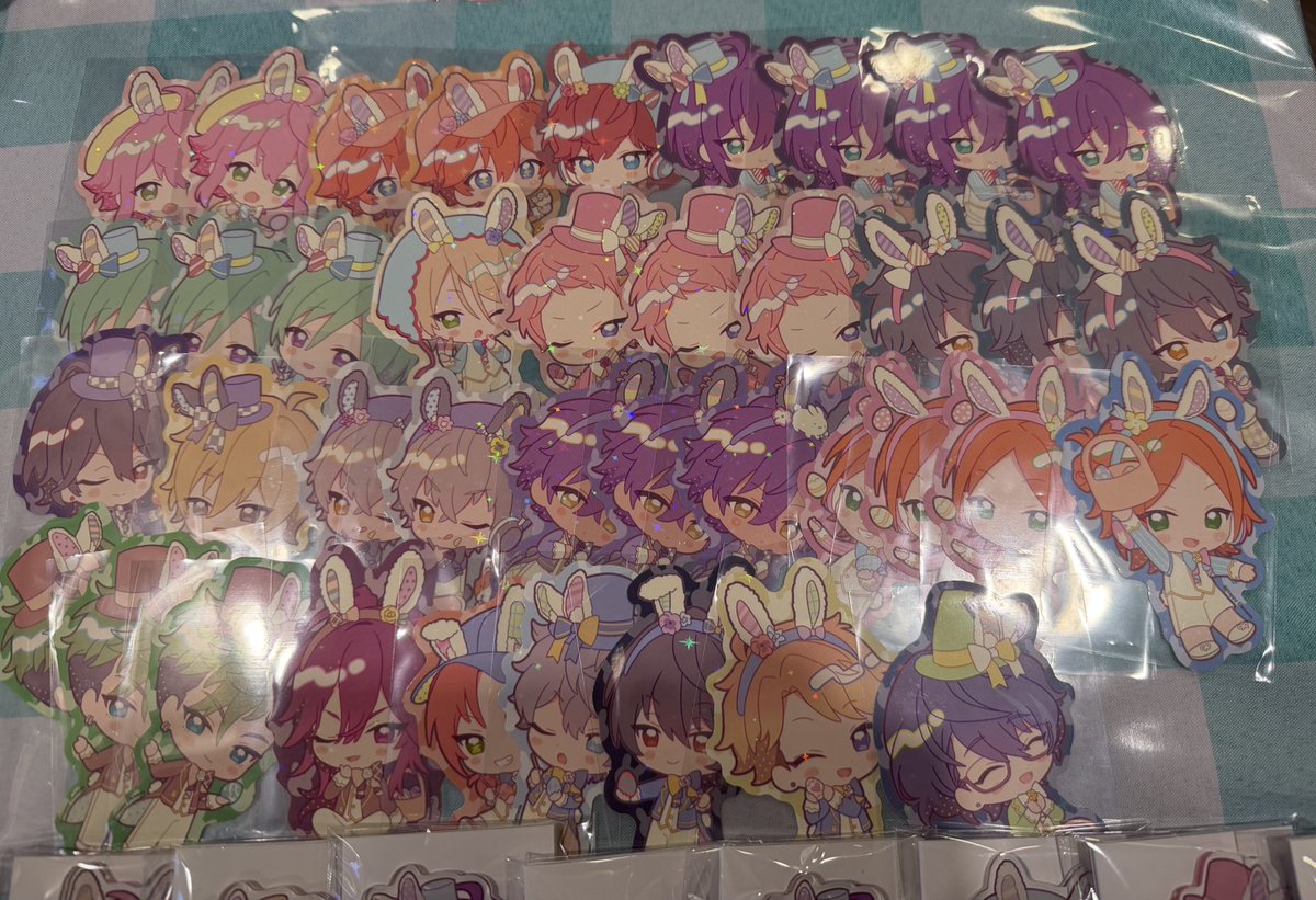 __kabe___'s tweet photo. @_a 【交換】あんスタ アニカフェ ステッカー

譲: 桃李スバル一彩 マヨイ巽藍良宗みか晃牙アドニスひなたゆうた嵐つむぎ
✶零薫ジュイス望見レオ泉凛月✶

求: ✶内→舞珠、その他→英智、ユメ

本日天王寺手渡し>>郵送
お気軽にお声がけください。 https://t.co/NlENISZynI