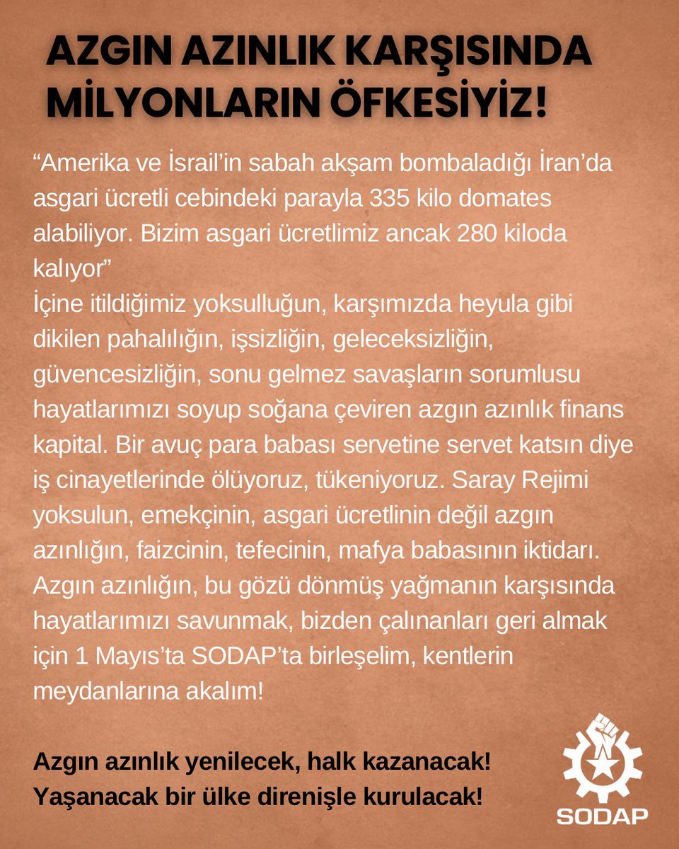 Sosyalist Dayanışma Platformu tweet media