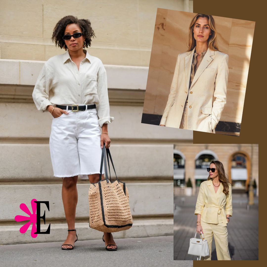 Estampas's tweet image. #Estampas |  Elegantes, frescos y atemporales, los tonos beige junto al lino se convierten en los aliados perfectos para recibir el equinoccio. Una combinación que transmite calma, estilo y naturalidad en cada look: shre.ink/Lae7 #Moda