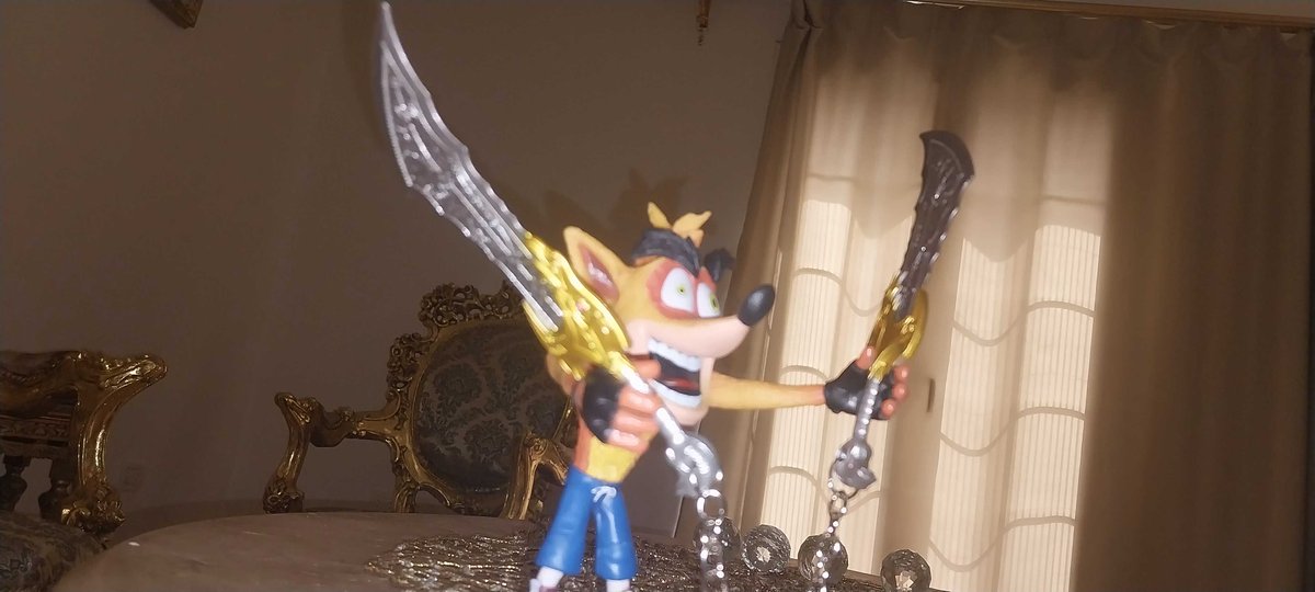 doulla7_doulla's tweet photo. The Wumpas of Olympus have abandoned me....
Now there is no WOAH!
#crashbandicoot #godofwar #egypt #kratos #bladesofchaos https://t.co/TJGJSA3OkS