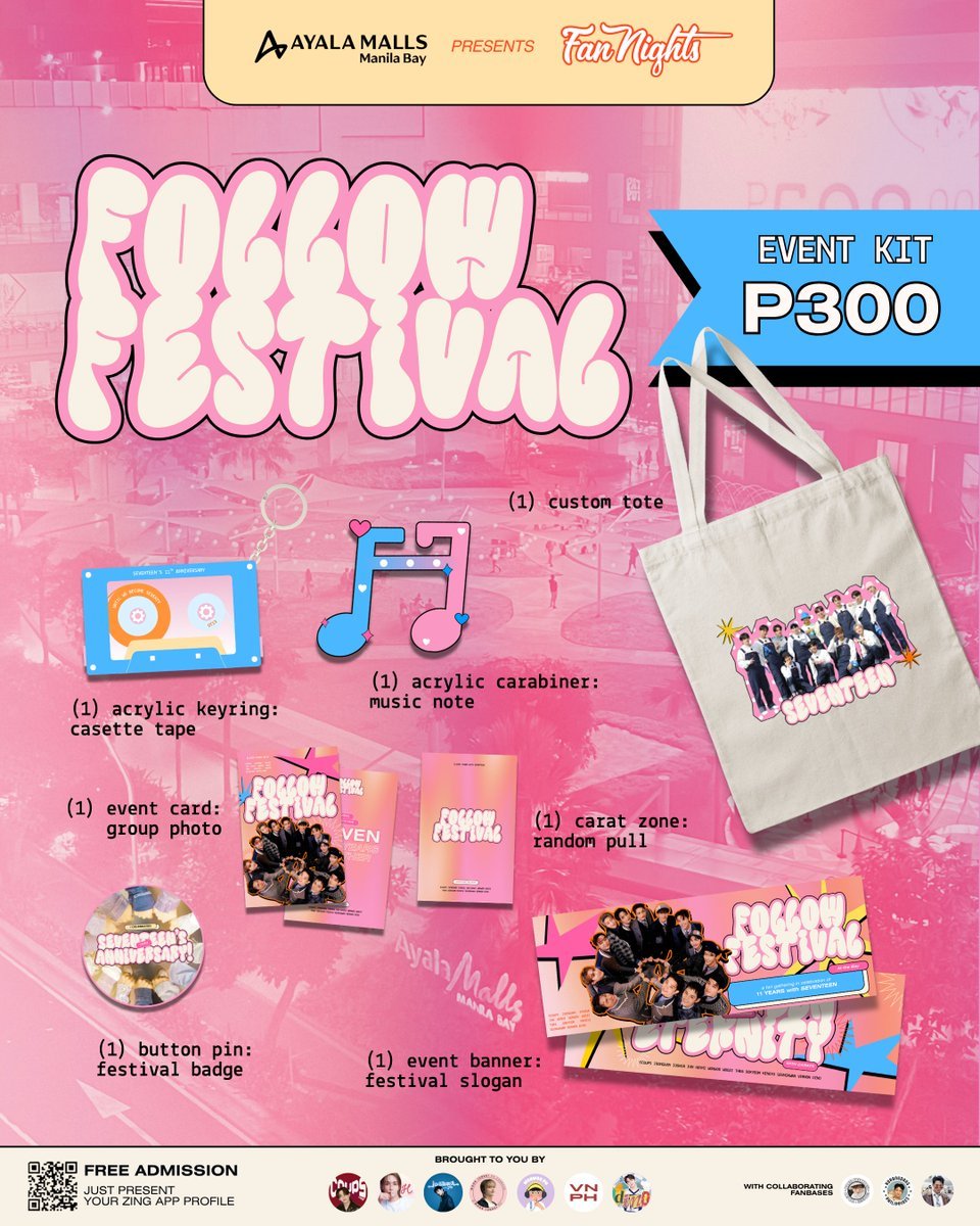 vernonlineph_'s tweet photo. ALO, ALO! 💪🏼😎
Gather around, let’s all go wild 🔥

Bigger space. More of your favorite event moments.
The full festival experience.

FOLLOW FESTIVAL
A Fan Gathering in Celebration of 11 Years with SEVENTEEN
🗓️ May 30, 2026
🕒 3pm onwards
📍 Garden Fountain, AMMB 

Register today! 🔗 https://t.co/zDX35je2Gu 

HOSTED BY
@ph_scoups @jeonghannieph @jisoohong_ph @moonjunhuiph @jww_ph @vernonlineph_ @dinonaraph

PLEASE NOTE
💎 Event is free with proof of your Zing App profile submitted through the form.
💎 Pre-registered guests will be prioritized.
💎 Walk-ins will only be accommodated based on the number of current venue capacity on the day of the event. Announcements will be made periodically throughout the event day.
💎 The registration form will be closed upon reaching the maximum capacity of the venue.

11 YEARS WITH SEVENTEEN
#SVT11_FollowFestival #AtTheBay
#FanNightsatAMManilaBay