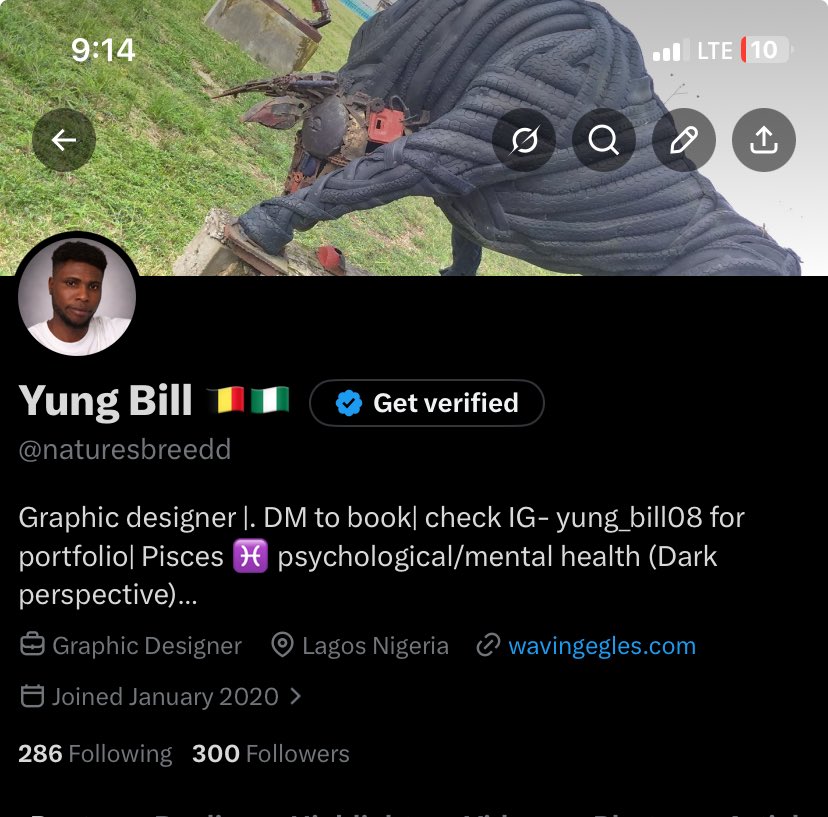 Yung Bill 🇧🇪🇳🇬 tweet media