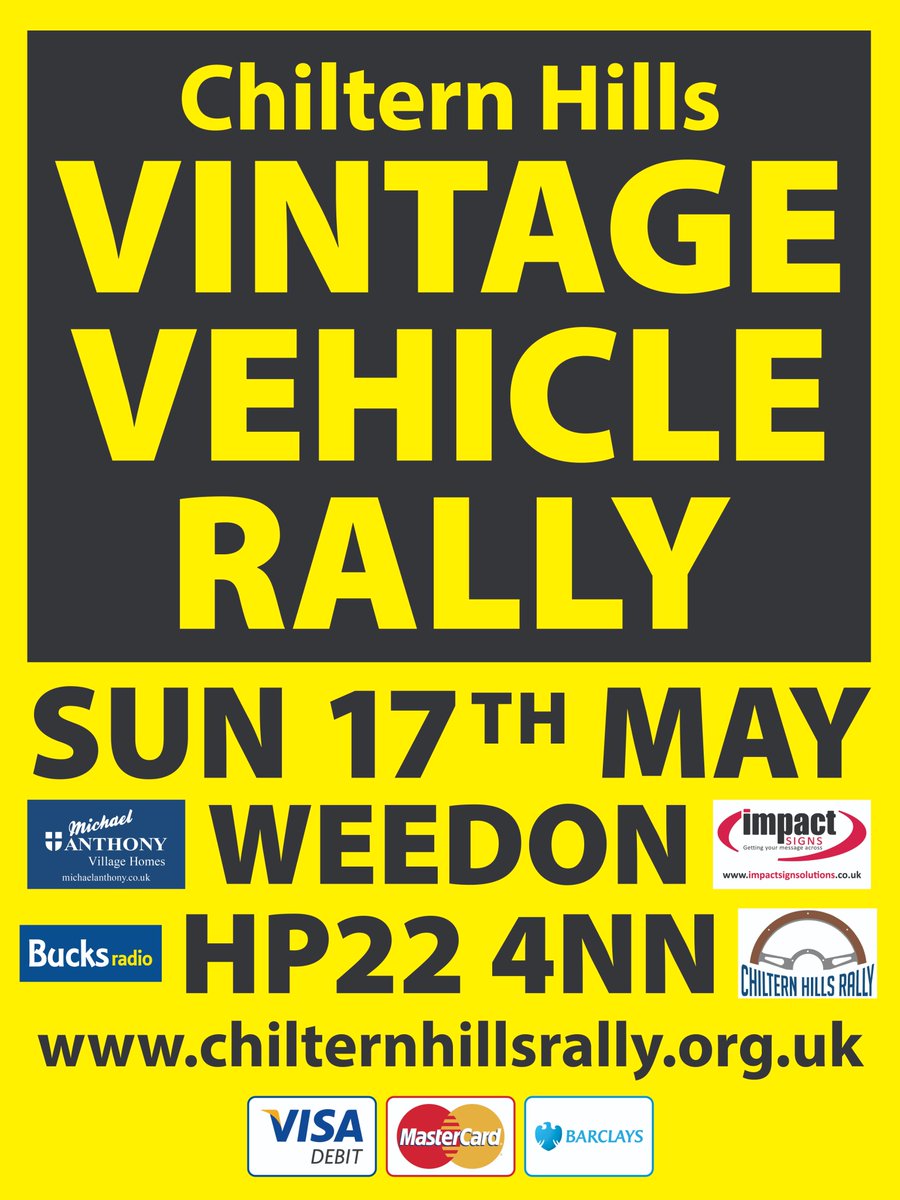 chilternrally's tweet photo. Sunday 17th May #chilternhillsrally #classiccarshow #aylesbury #fundogshow #bucksradio #childrensrides #familydayout #classiccars #vintagecars #tickets #booknow https://t.co/OoWqHfJ4WA