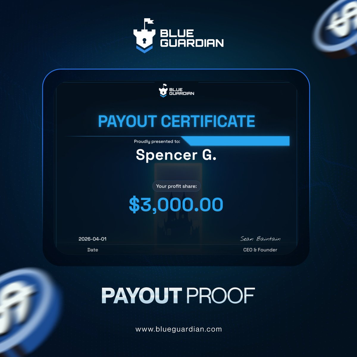 Well done, Spencer! 👏

Apni strategy ko $3,000 reward mein convert karna koi choti baat nahi hai 💰🔥