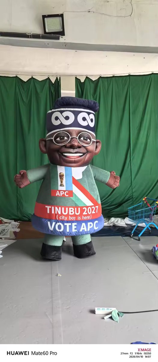 ChokszyEnt's tweet photo. BOOK TINUBU INFLATABLE MASCOT FOR CAMPAIGN AND RALLY 

CALL FOR BOOKING : 08024724261

#TINUBU #Apc #inflatablemascot #campaign #vote

NB: our company is not promoting politics but rendering  services of what we know how to do best https://t.co/5r8vUprvKw