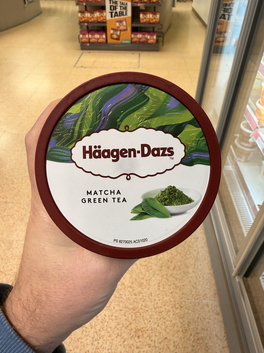 All_Things_New_'s tweet image. Häagen-Dazs Matcha Green Tea! 💚 At Waitrose @haagendazsuk #haagendazs #icecream #matcha #greentea #wellthisisnew