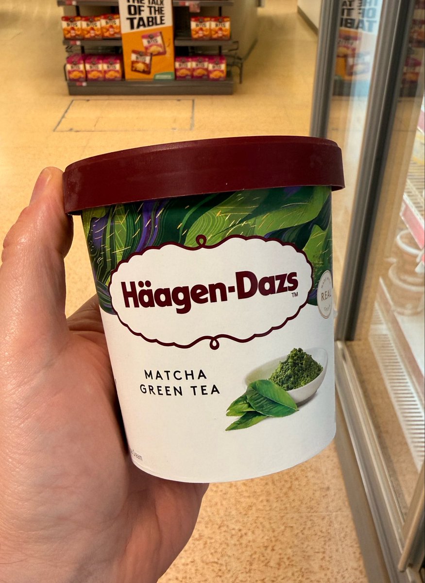 All_Things_New_'s tweet image. Häagen-Dazs Matcha Green Tea! 💚 At Waitrose @haagendazsuk #haagendazs #icecream #matcha #greentea #wellthisisnew