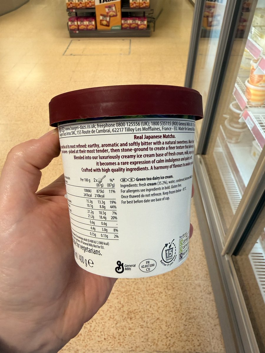 All_Things_New_'s tweet image. Häagen-Dazs Matcha Green Tea! 💚 At Waitrose @haagendazsuk #haagendazs #icecream #matcha #greentea #wellthisisnew