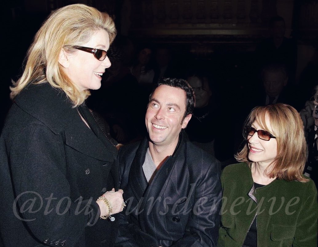 Catherine Deneuve avec Nathalie Baye, qui nous a quittés. 😔💔🕊️🖤

#NathalieBaye