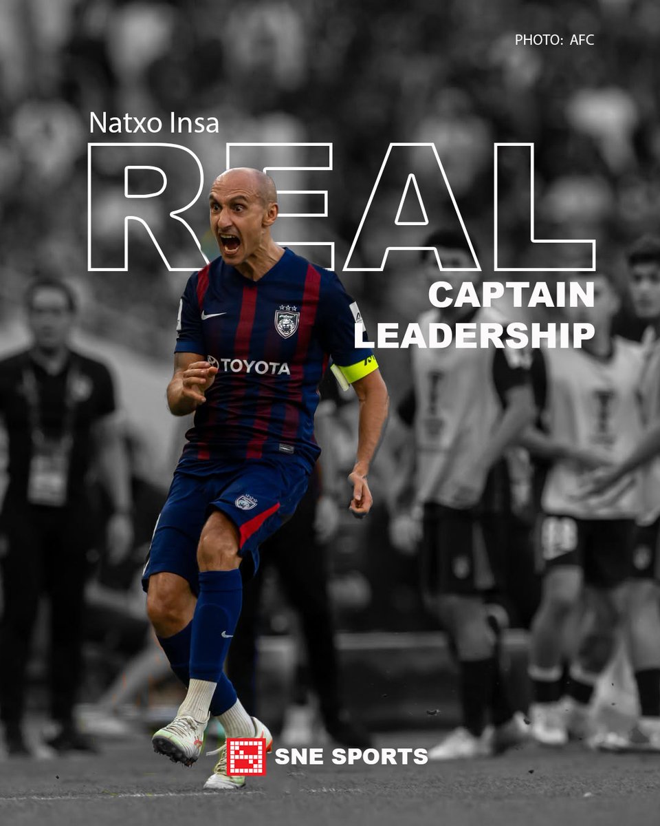 SNE_Sports's tweet photo. The essence of camaraderie forged upon the field.

💪 Real Captain, Real Leadership Natxo Insa

📷 : AFC
🖊 : Emmer Farid/SNE Sports

#ACLElite #AHLvJDT #JDT #NatxoInsa
#SNESports
#LifeTelco https://t.co/V4NXtiSfnH