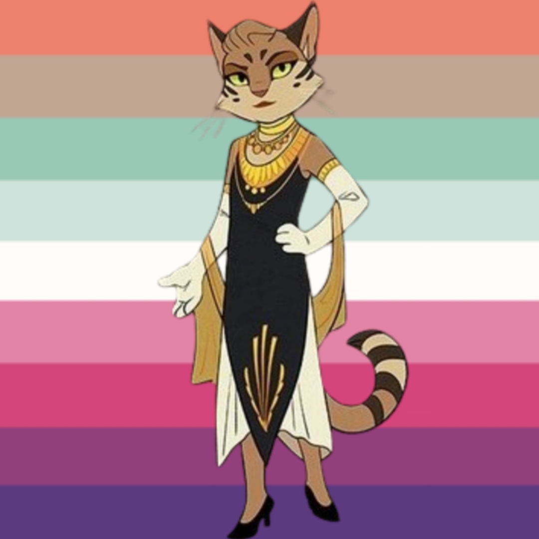 queerkittens's tweet photo. Robyn is Genderfluid, Panromantic, and Abrosexual! 

#Lackadaisy #Robyn #Genderfluid #Pan #Abro https://t.co/oIeZbvWf9r