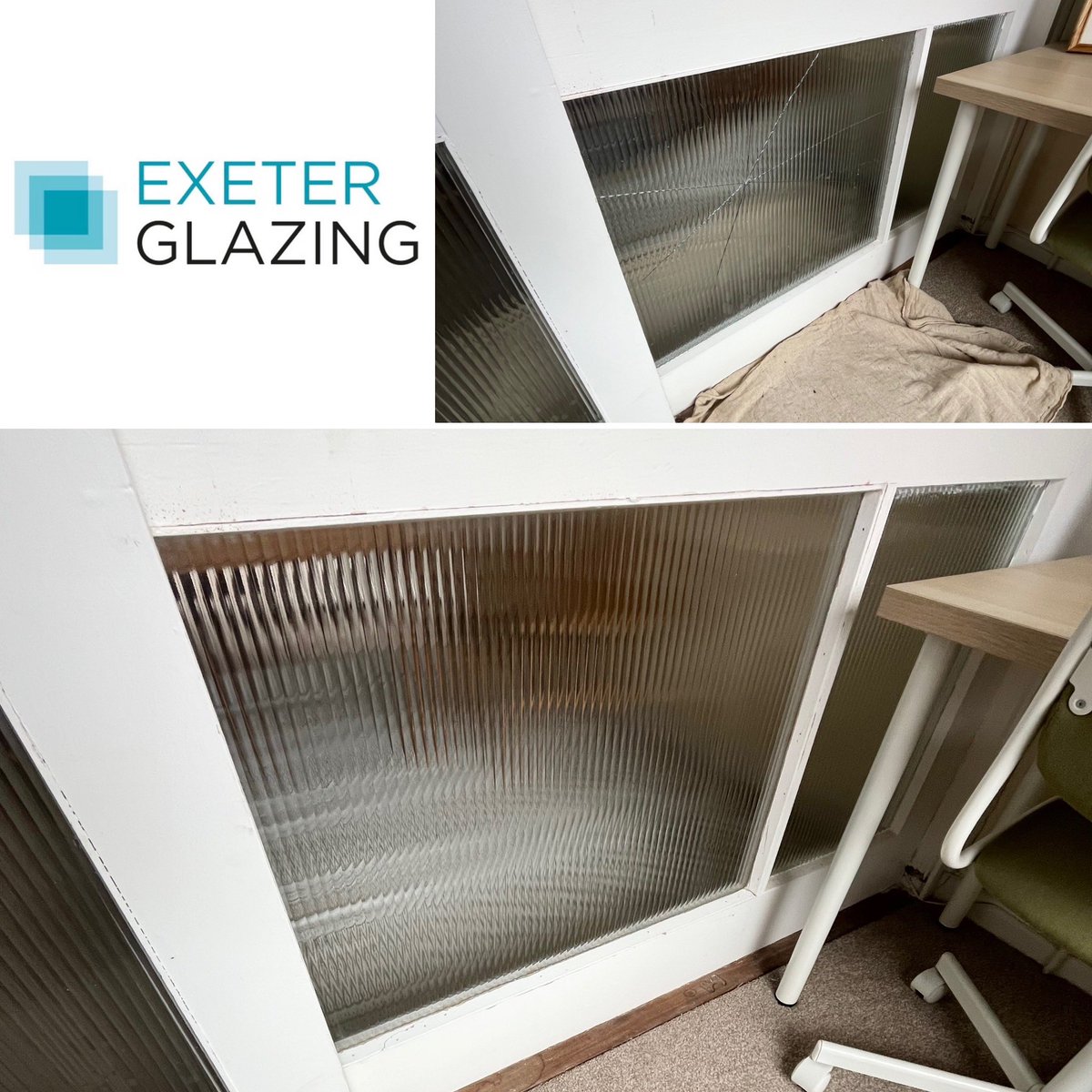 exeterglazing's tweet image. We replaced broken reeded glass in this internal screen with new reeded safety glass.

For all your glass and glazing needs, get in touch today for a free estimate.

📱 07498 304486
🌐 exeterglazing.com

#glass #glazing #exeter #exeterglazing #exeterbusiness